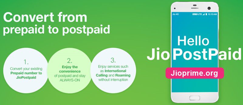 jio prepaid to postpaid conversion time